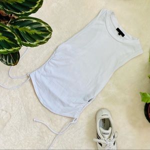 3/$25 Crop Adjustable High Neck Top